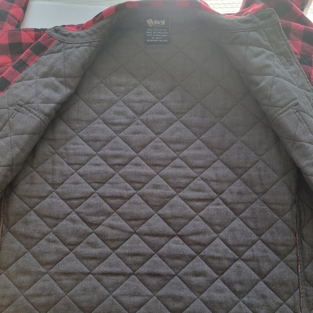 Bay Fashion Plaid Lightweight Jacket. - Picture 5 of 6
